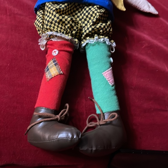 Pippi Longstocking Plush Cloth Doll (Astrid Lindgren 1988) Plush 17” Vintage - Picture 4 of 9